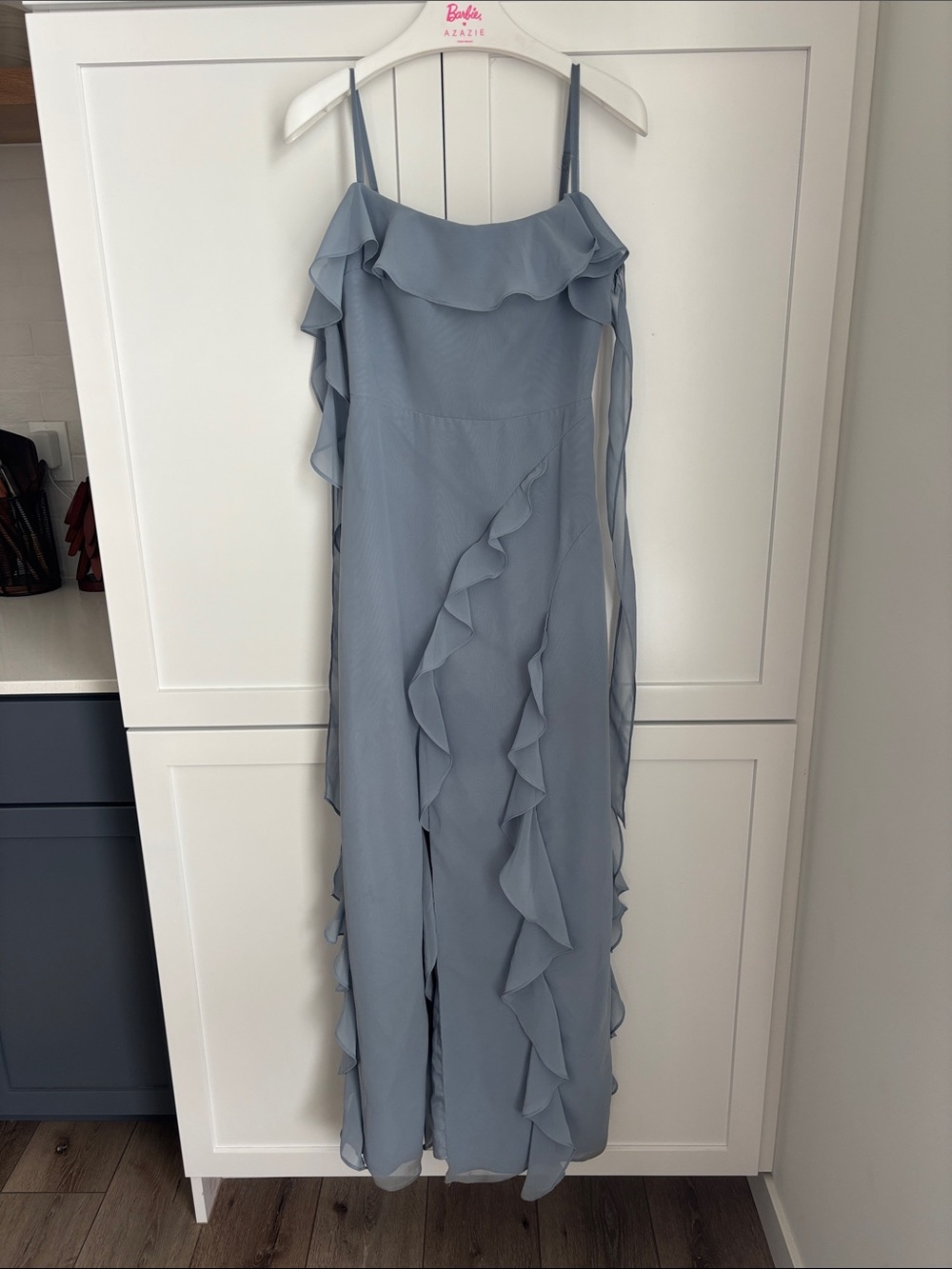 Azazie Ruffled Dress - Picture 2 of 5